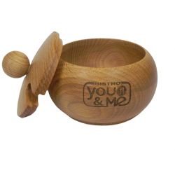 Cukiernica drewniana + logo